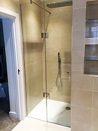 Toughened Glass Shower Door and Side Panel